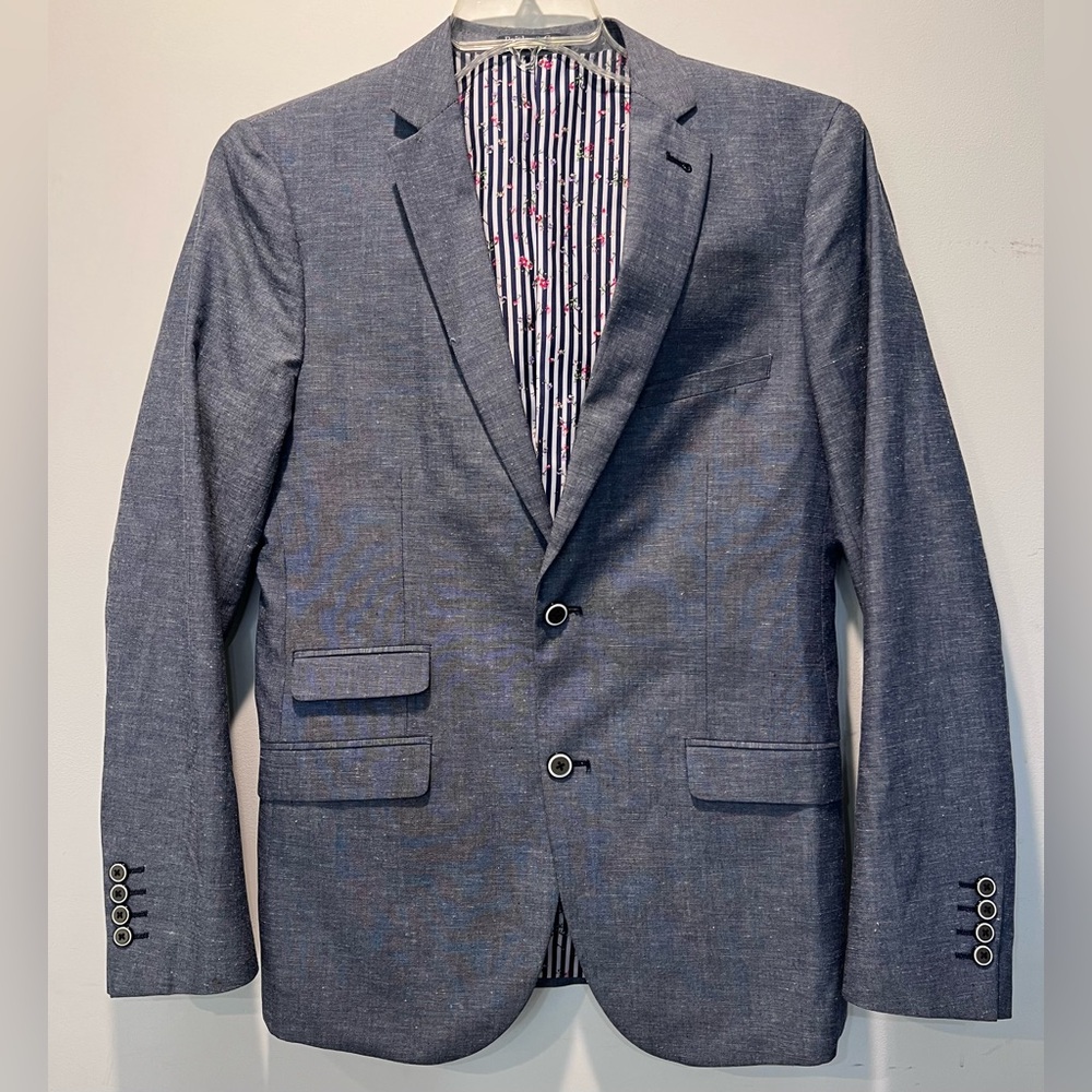 PAISLEY & GRAY Sport Coat Mens 38R Blue Blazer, Pants 31/32